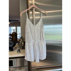 Soma pajamas small l jumpsuit‎ romper modal blend gray soft cute
